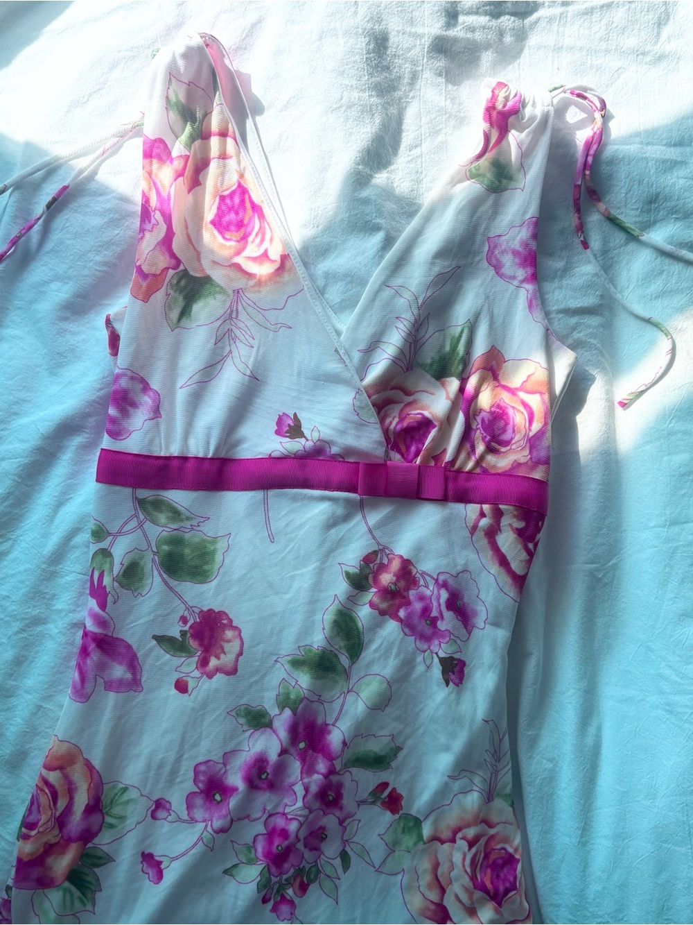 Y2K babydoll bow tie fairy dress - Picture 3 of 6
